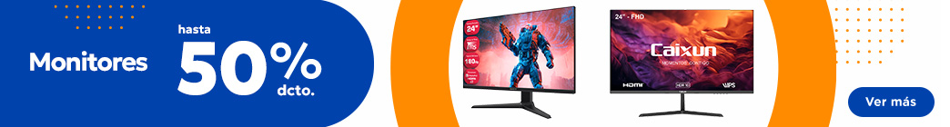 Monitores Hasta 50% de descuento