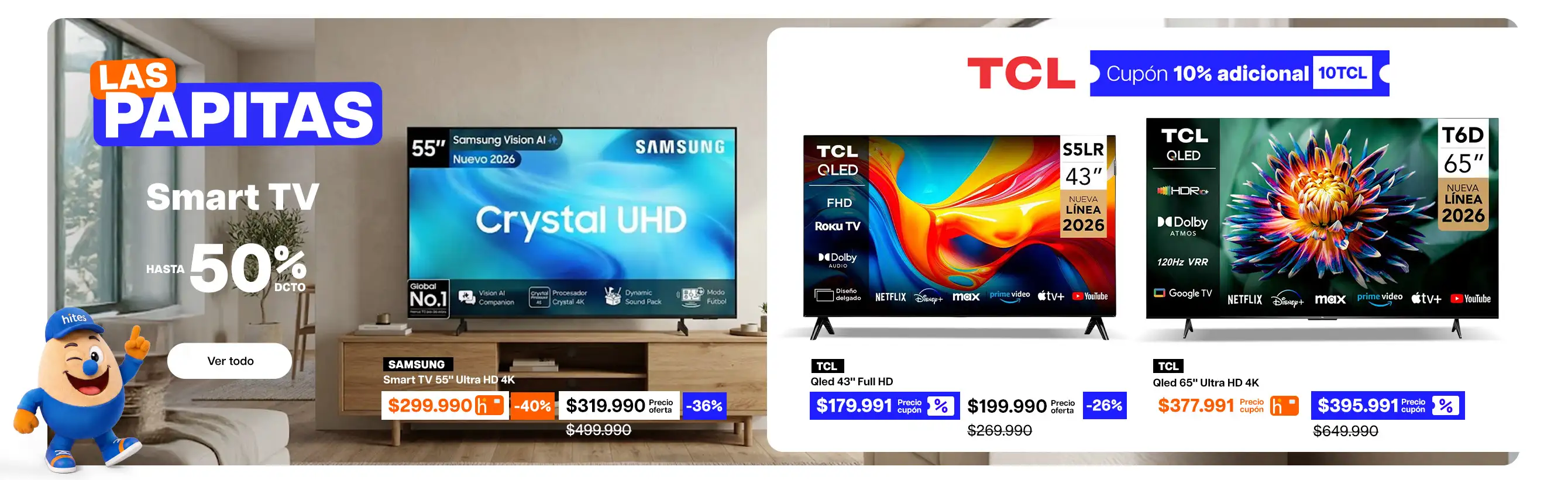 GENERICO - Smart TV Hasta 50% dcto