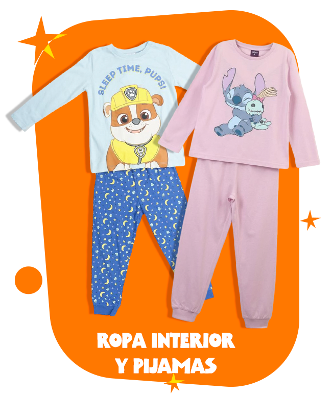 pijamas y ropa interioe