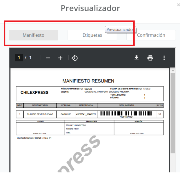 IMPRIMIR ETIQUETA Marketplace Hites.com