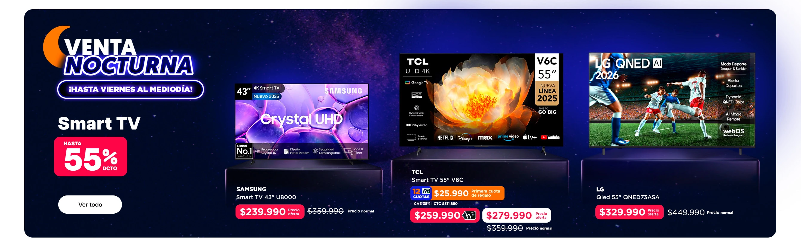 Venta Nocturna - Smart TV