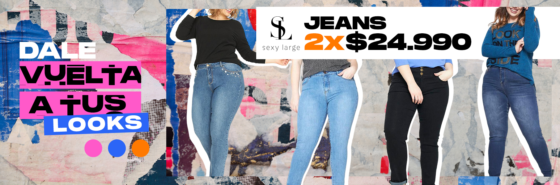 JEANS Sexy Large 2x $24.990