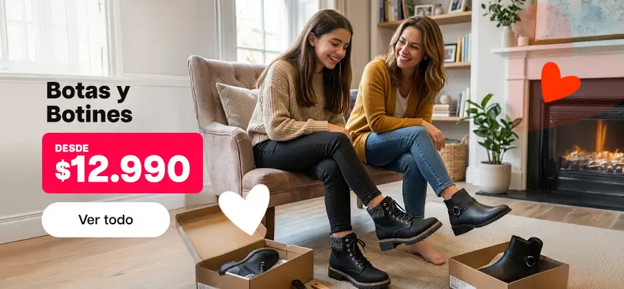 Botas y Botines desde $12.990