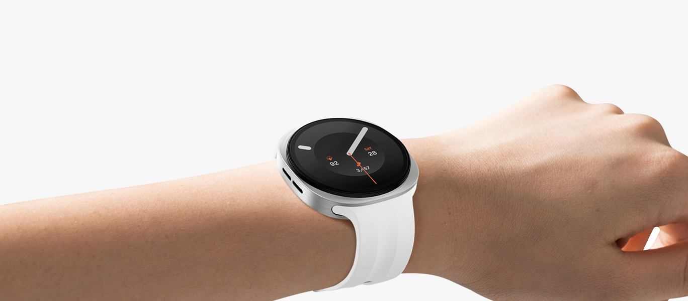 Galaxy Watch9 puesto en la muñeca