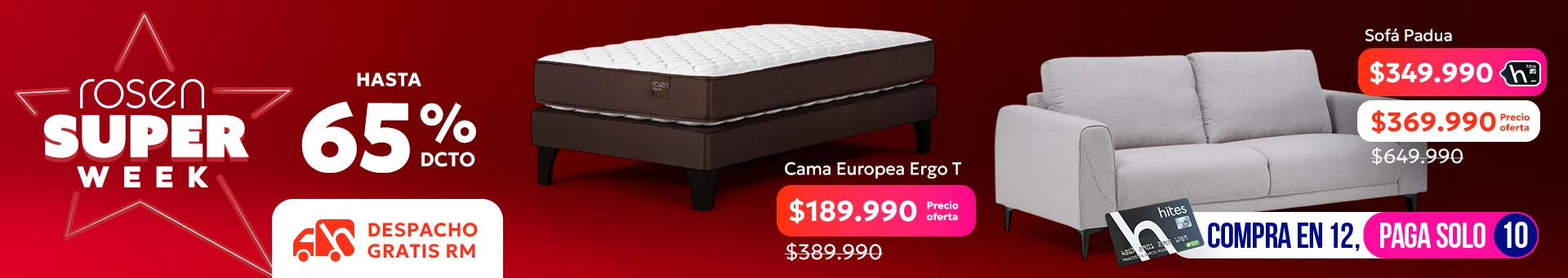 Rosen Week HASTA 65% de descuento