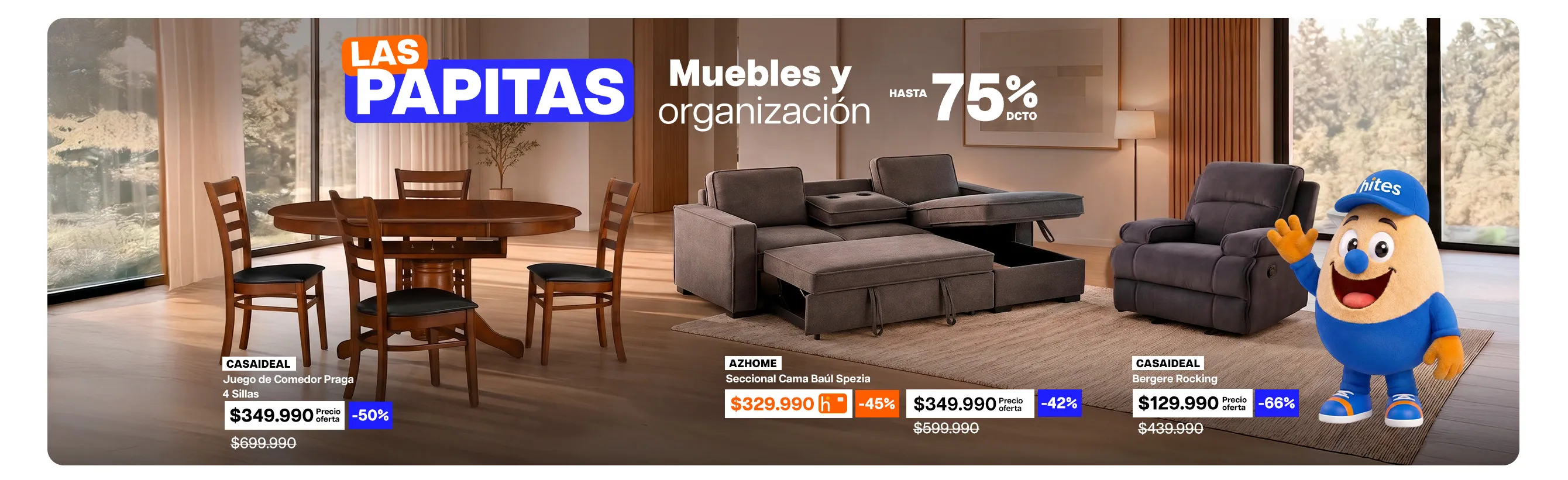 GENERICO - Muebles y Organización Hasta 75% dcto
