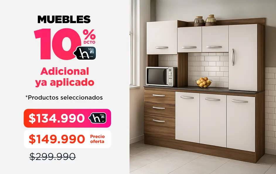 10% adicional en muebles