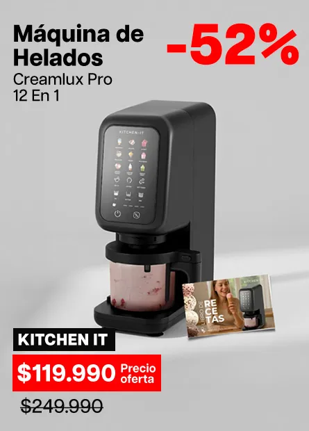 Solo X - Máquina de Helados Creamlux Pro 12 En 1