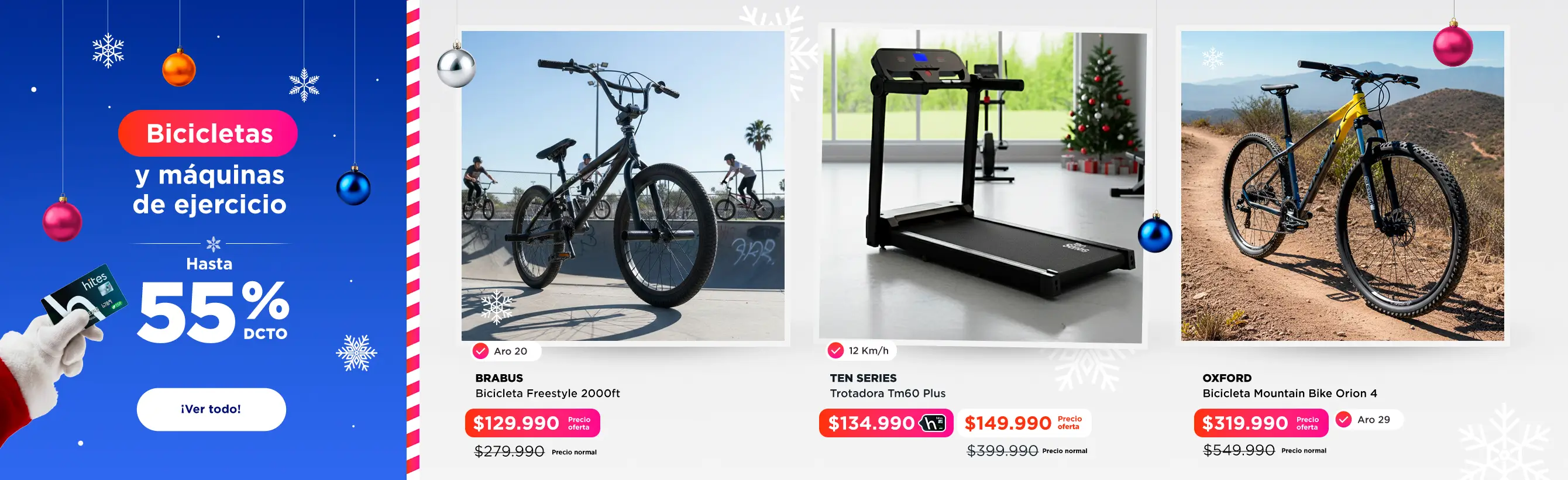 Bicicletas y máquinas de ejercicios