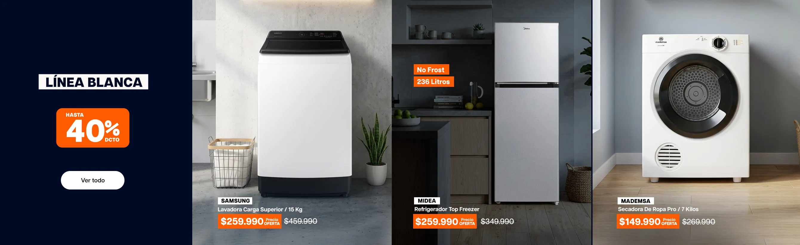ofertas revancha - línea blanca