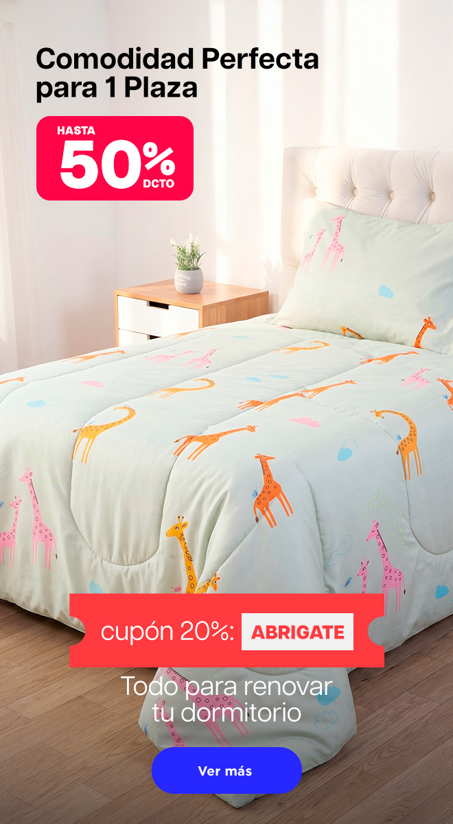 Comodidad Perfecta para 1 Plaza