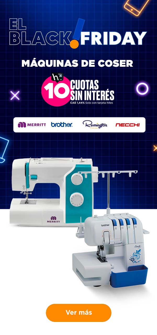 Maquinas de coser 10c sin interes