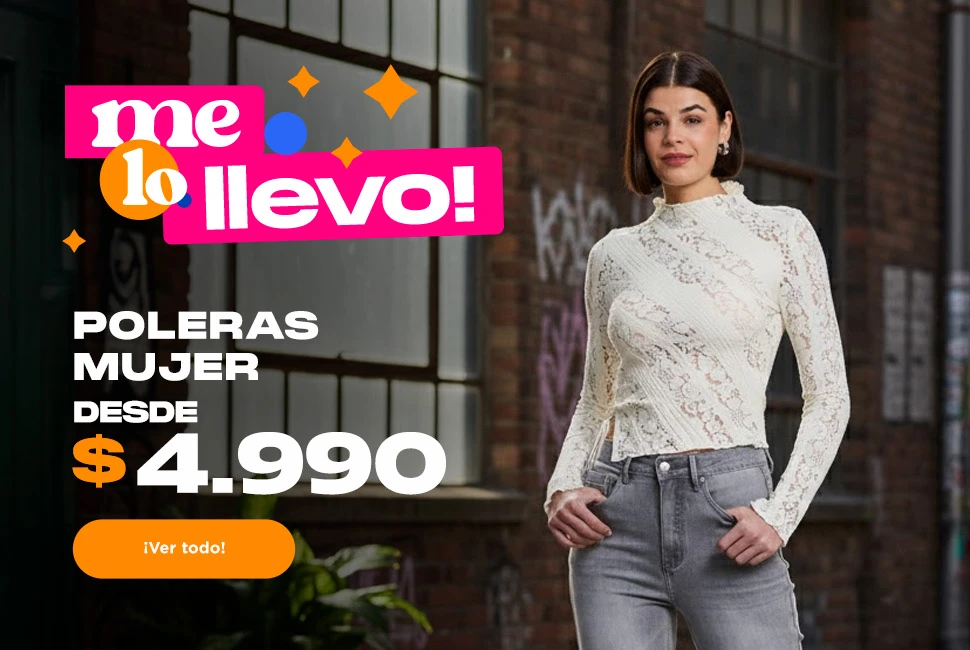 Poleras Mujer $4.990