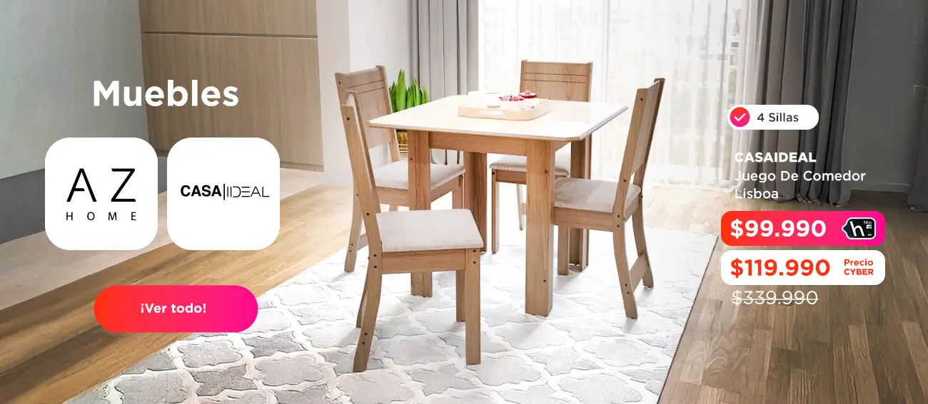 Muebles AZHOME y Casaideal