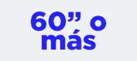 60" o más