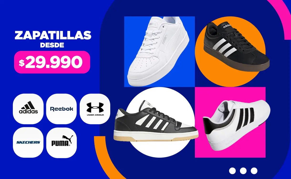 Zapatillas	Desde $29.990