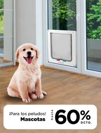 Mascotas hasta 60% dcto