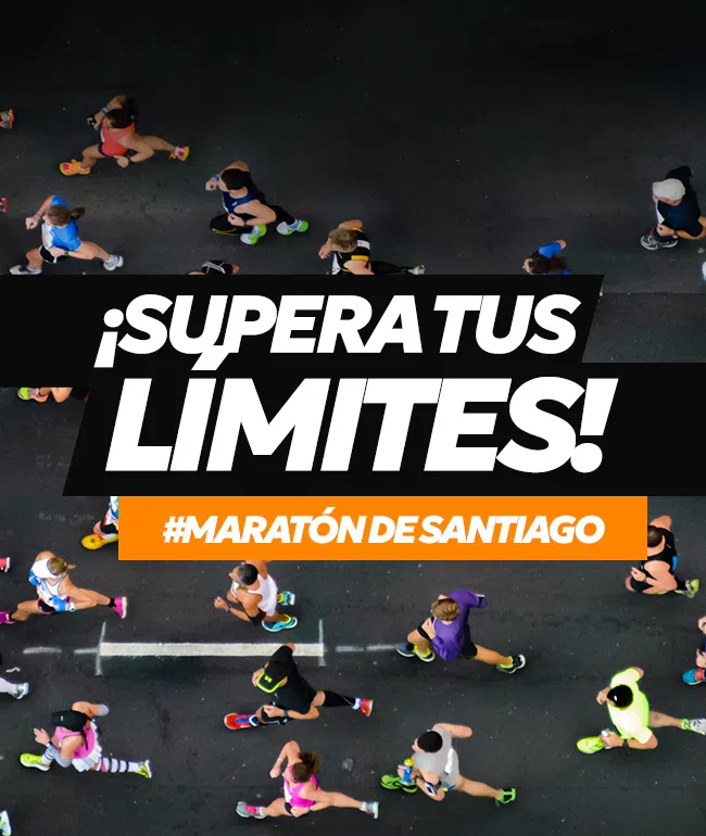 Vestuario y zapatillas ¡Supera tus límites! Maratón de Santiago