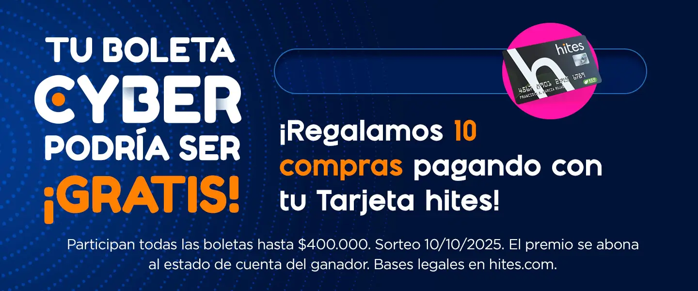 Tu boleta Cyber podría ser GRATIS