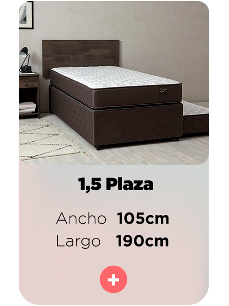 1,5 Plazas