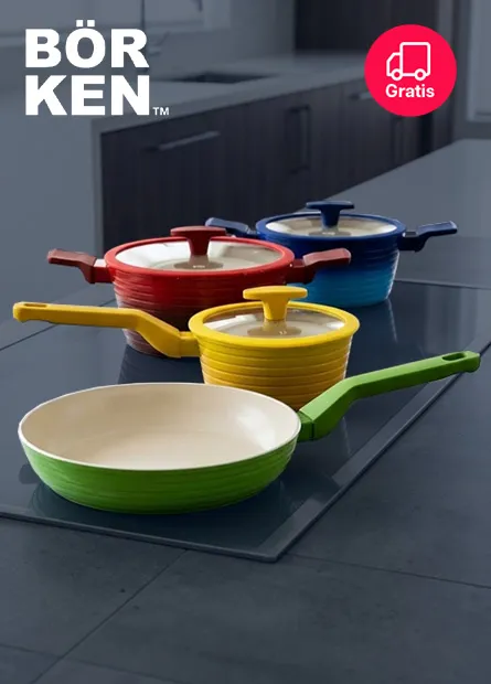 CYBER-Batería De Cocina Colors