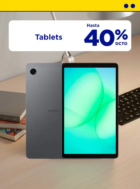 Tablets  Hasta 40% dcto