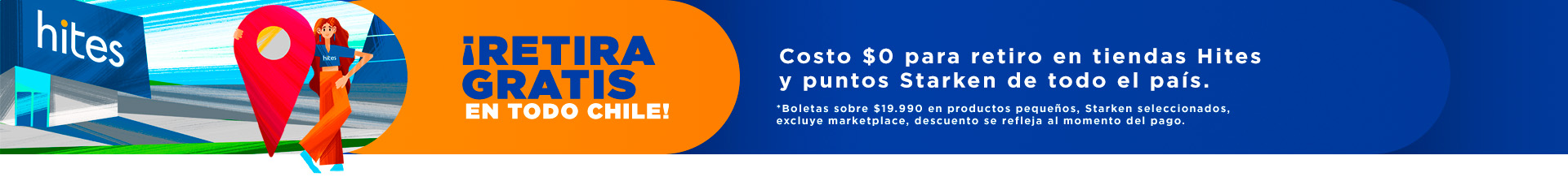 Compra Online, Retira en Tienda sin Costo de despacho