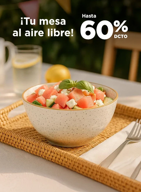 Tu mesa al aire libre