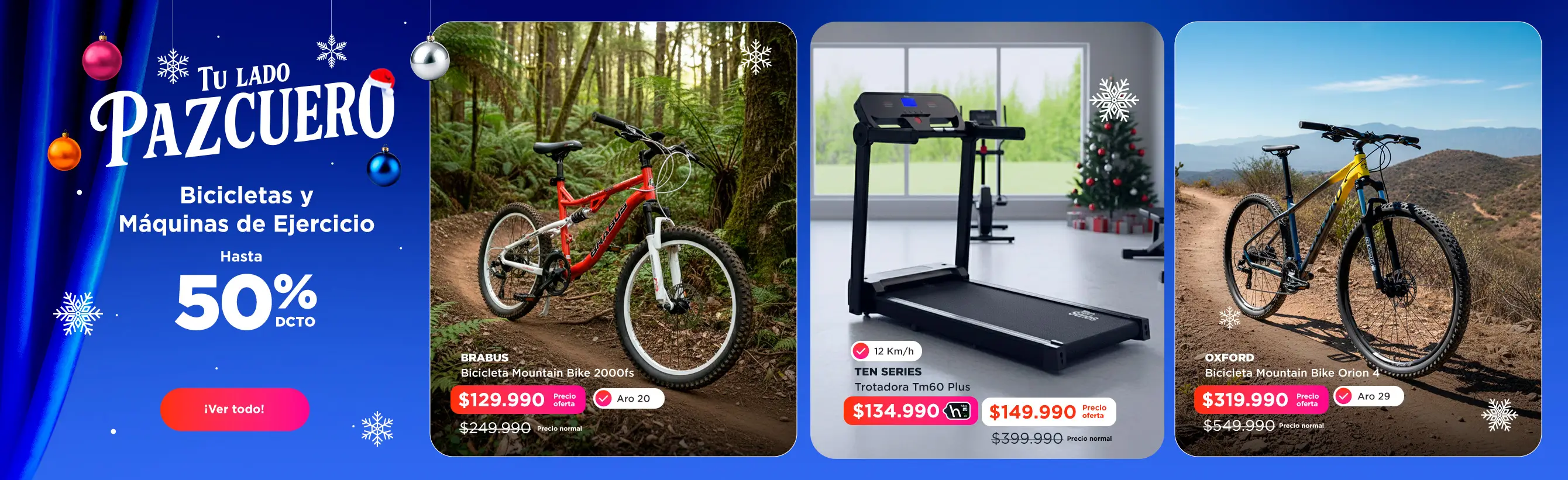 Bicicletas y máquinas de ejercicios