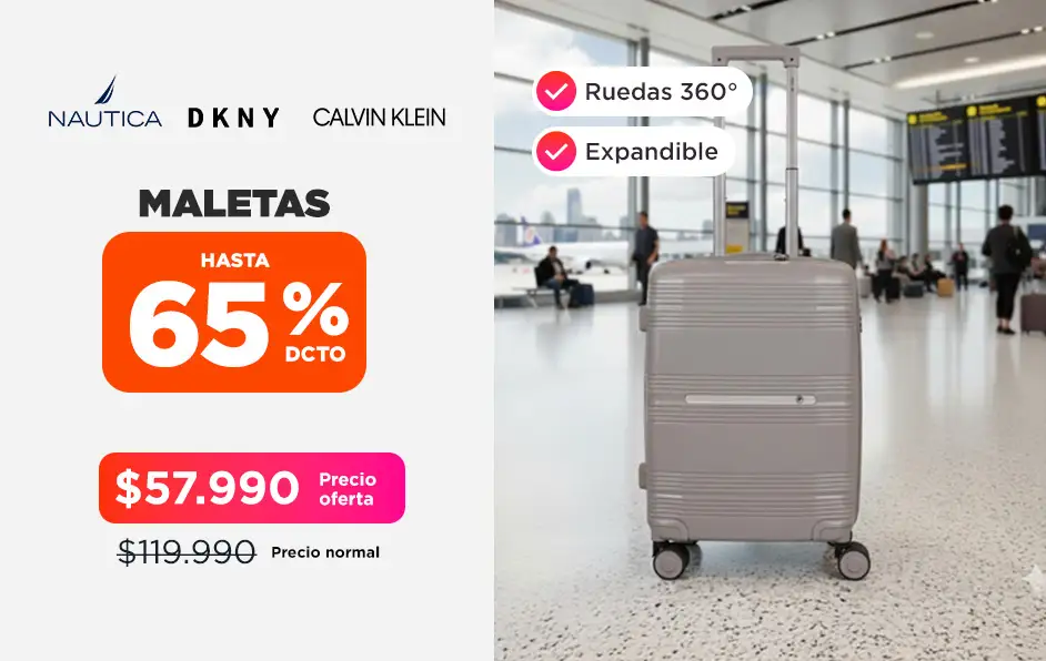 SoloX - Maletas Mejores Marcas hasta 65% dcto