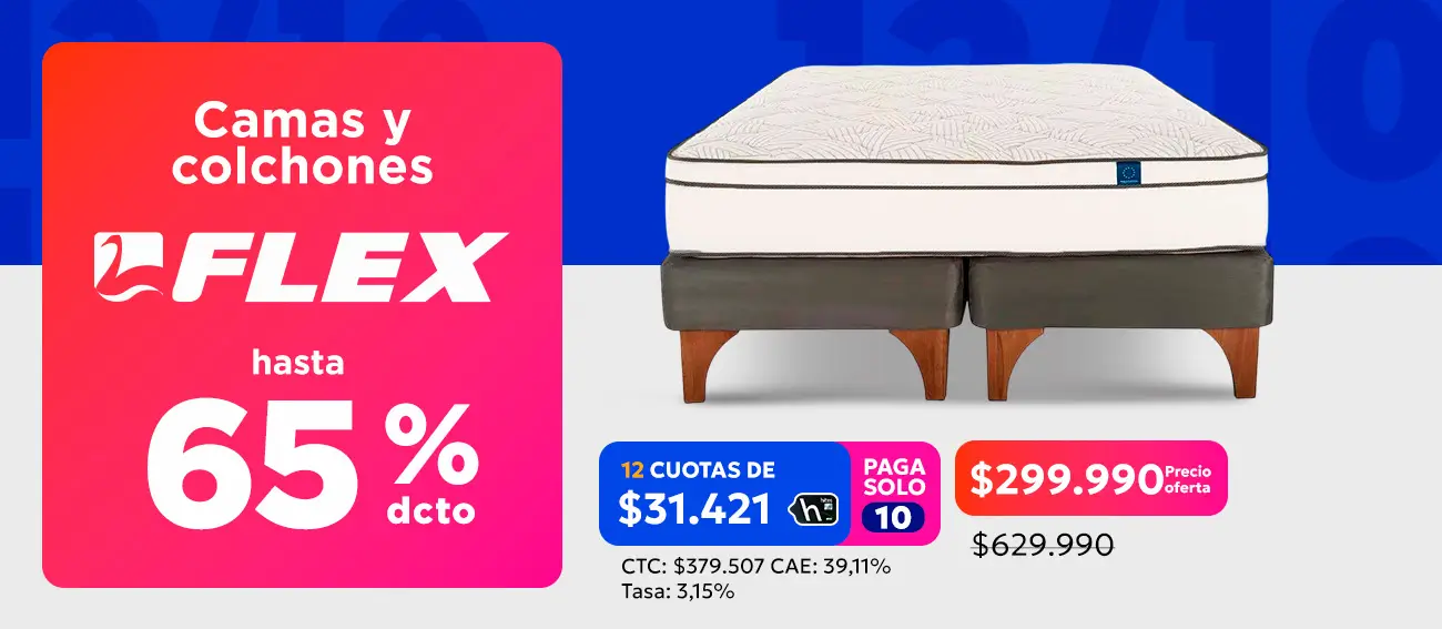 FLEX hasta 65% dcto