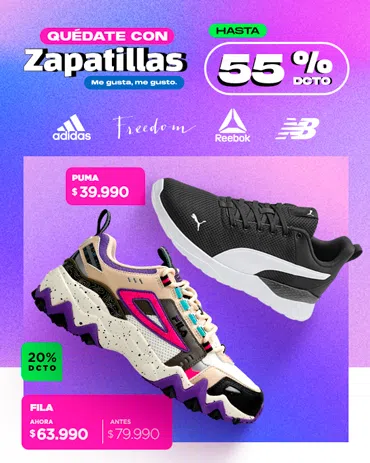 Quédate con Zapatillas en Hites.com