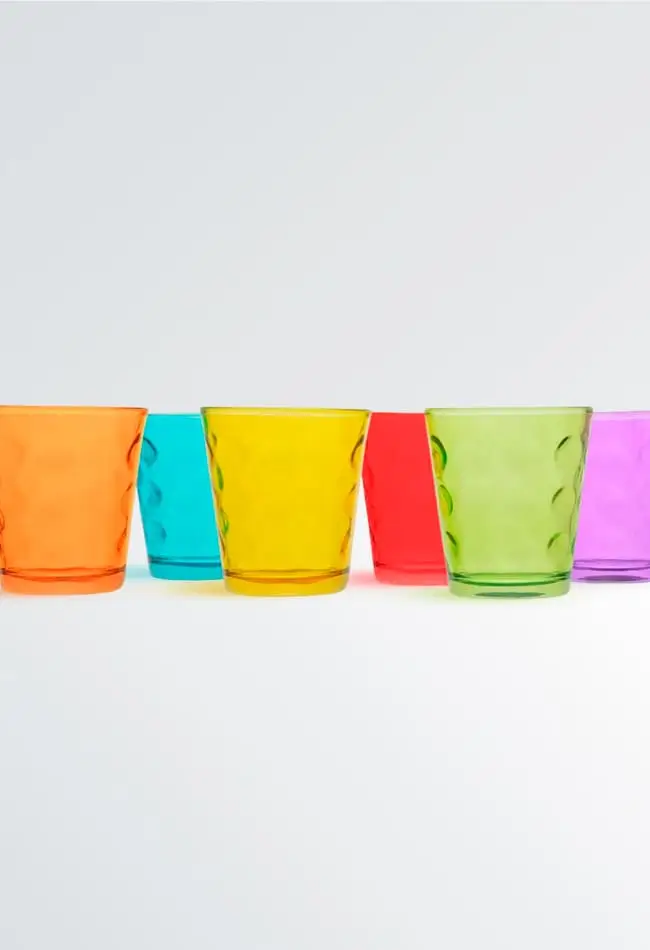 Set De Vasos Allegra Mixed / 6 Piezas / 320 Ml