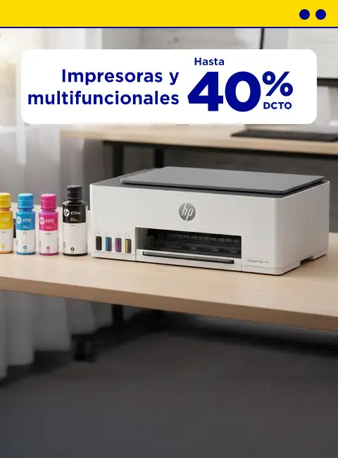 Impresoras y multifuncionales  Hasta 40% dcto