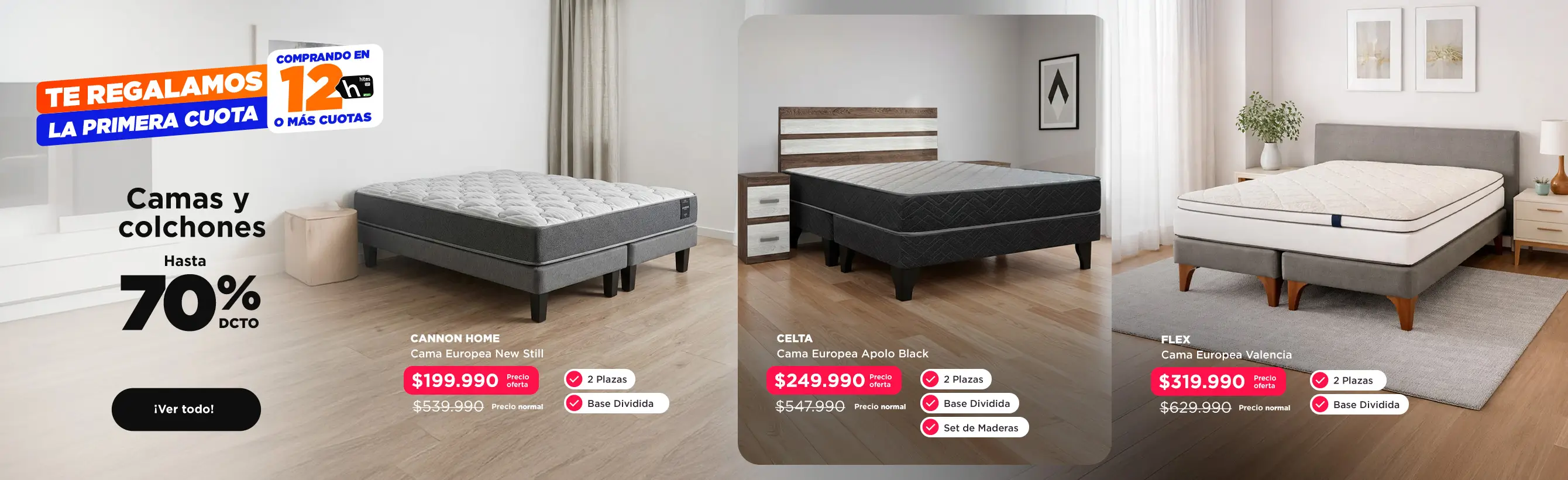 Camas y Colchones