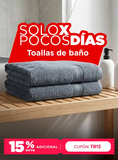 Toallas Solo por pocos días