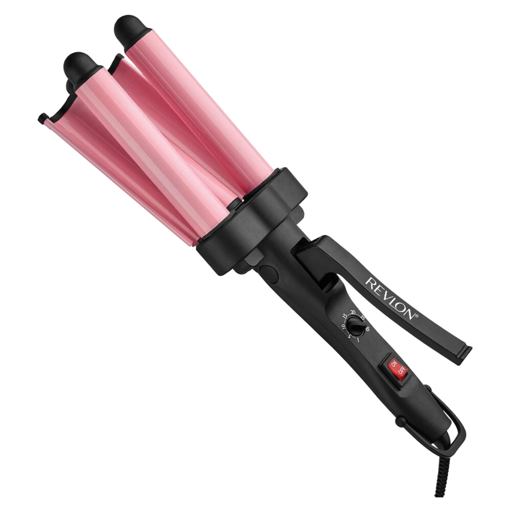 Ondulador Waver Jumbo 3 Barriles Rosa  120 Watts