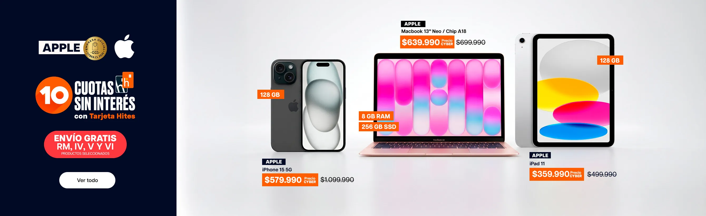 ofertas Cyber - Apple