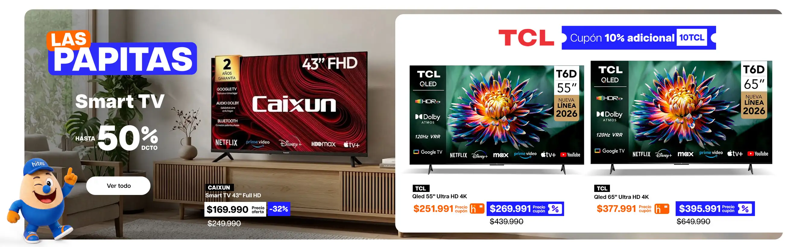 GENERICO - Smart TV Hasta 50% dcto