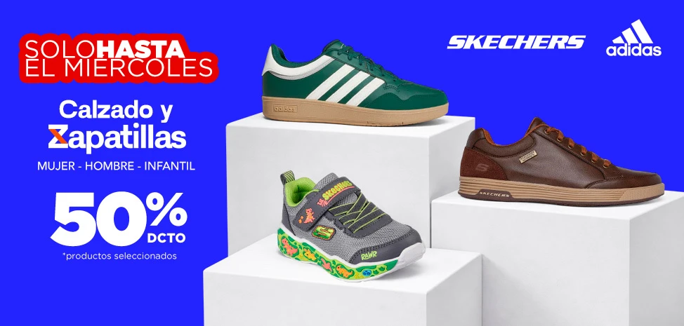 Zapatillas adidas y skechers