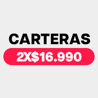 Carteras 2X $16.990