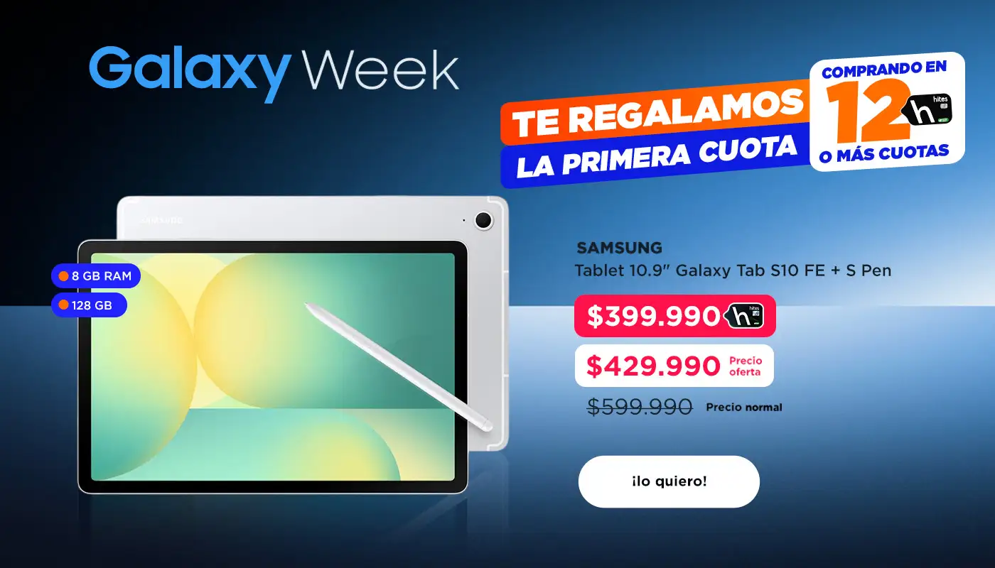 Samsung - Te regalamos la primera cuota