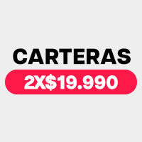 Carteras 2X $19.990