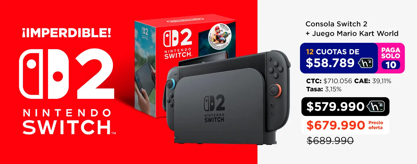 Imperdible Nintendo Switch 2