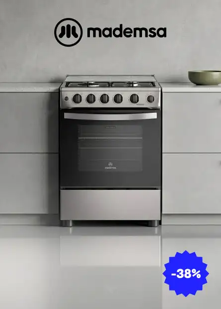 Cocina a gas 4 Platos / Horno Vapor