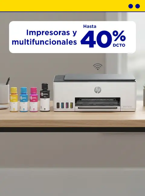 Impresoras y multifuncionales  Hasta 40% dcto
