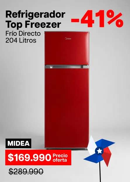 Solo X - Refrigerador Top Freezer Frío Directo 204 Litros
