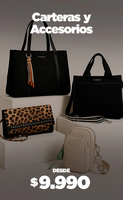 Carteras y Accesorios Desde $9.990