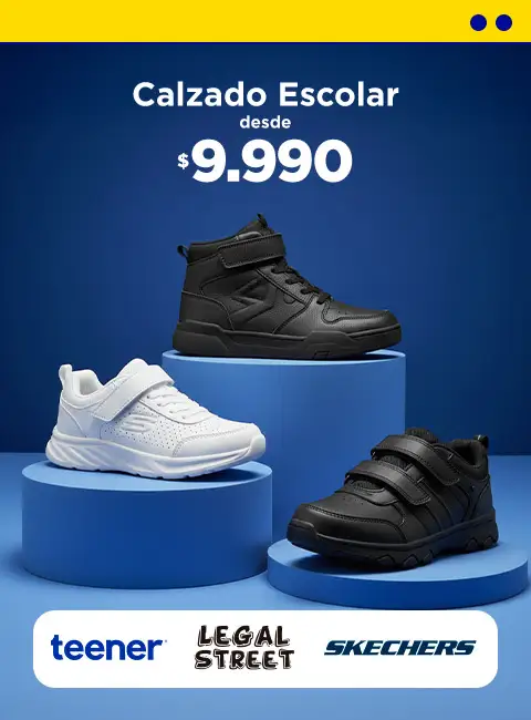 Hasta 50% dcto Calzado Escolar