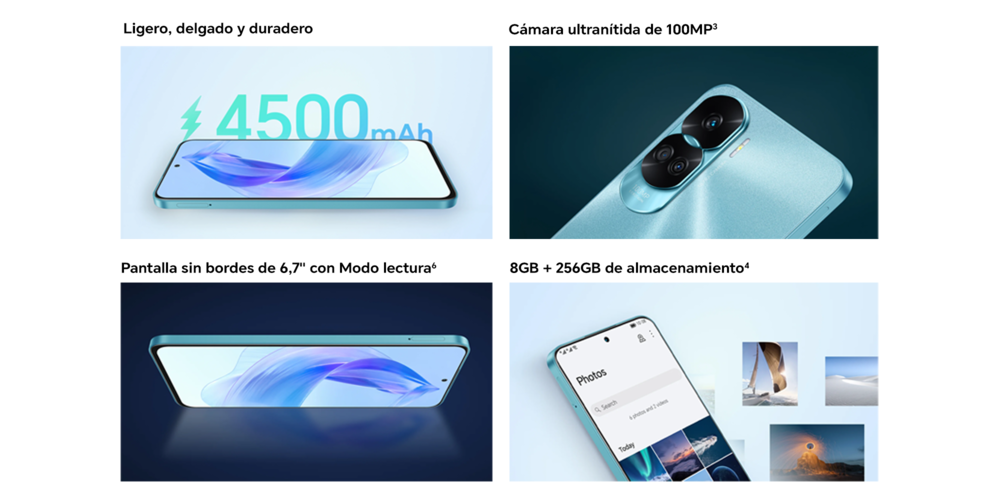 HONOR H90 LITE 5G 256GB NEGRO+MUSIC